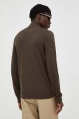 Вовняний светр Drykorn чоловічий колір коричневий легкий півгольф