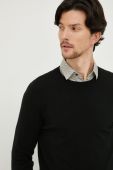 Светр Sisley чоловічий колір чорний легкий (2587171)