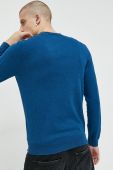 Светр з домішкою кашеміру Superdry чоловічий легкий колір блакитний