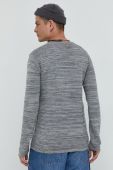 Светр Solid чоловічий колір сірий