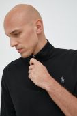 Кофта Polo Ralph Lauren чоловіча колір чорний однотонна (2793868)