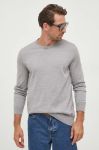 Вовняний светр Joop! чоловічий колір сірий легкий (3517480)