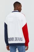 Бавовняний кардиган Tommy Jeans чоловічий колір барвистий