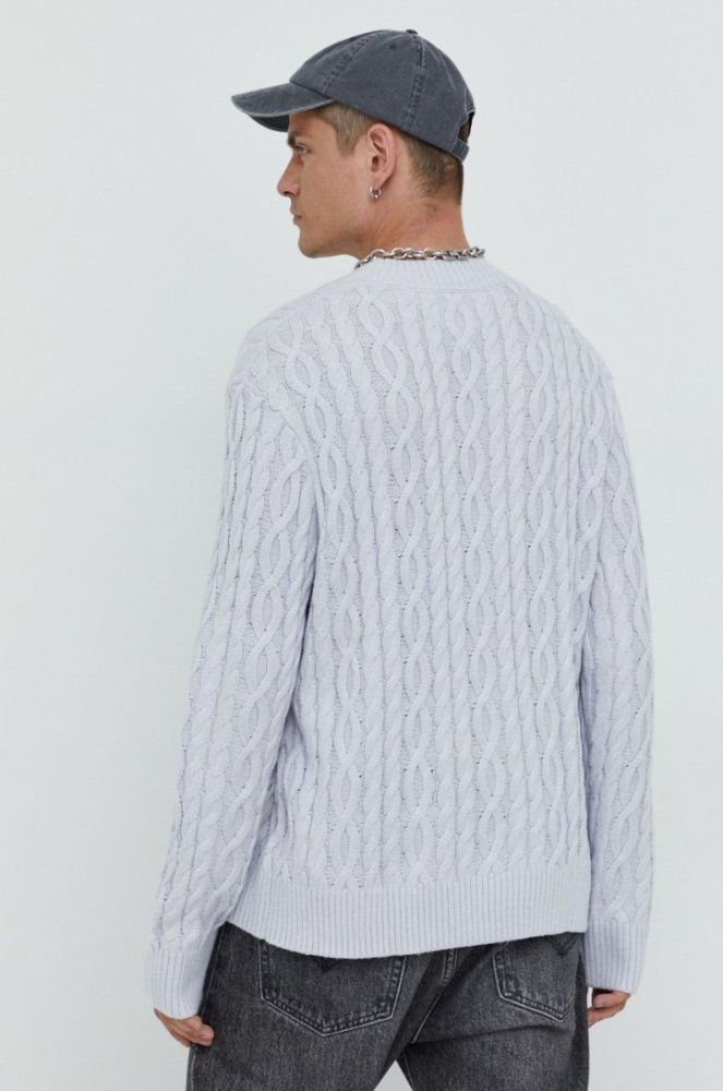 Светр Tommy Jeans чоловічий колір сірий (2666593) фото 3