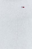 Бавовняний светер Tommy Jeans чоловічий колір сірий