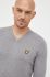 Светр з домішкою вовни Lyle & Scott чоловічий колір сірий легкий (2688734)