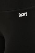 Шорти Dkny жіночі колір чорний однотонні висока посадка (2576389)