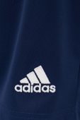 Шорти для тренувань adidas Performance Entrada 22 жіночі колір синій однотонні висока посадка