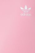 Шорти adidas Originals жіночі колір рожевий з аплікацією висока посадка