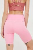 Шорти для тренувань adidas Performance Optime жіночі колір рожевий однотонні висока посадка