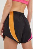 Шорти для бігу P.E Nation Running Track жіночі колір чорний візерунок середня посадка