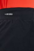 Шорти для бігу Under Armour жіночі колір чорний однотонні середня посадка UAR.1361582001-1