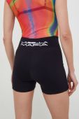 Шорти для тренувань LaBellaMafia Disturbia жіночі колір чорний однотонні висока посадка