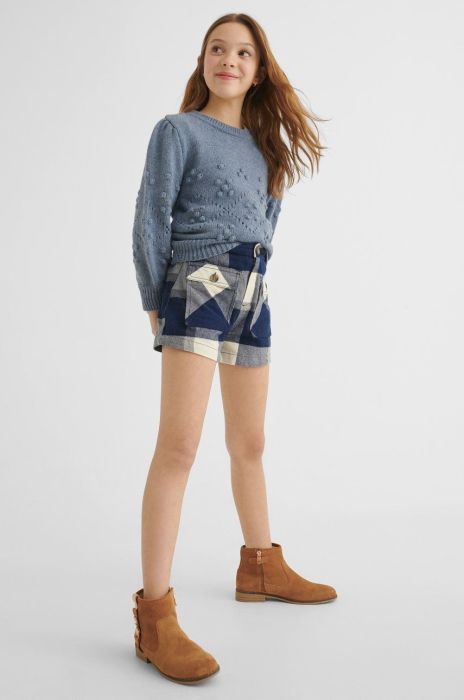 Дитячі бавовняні шорти Mayoral візерунок колір блакитний (2609844)