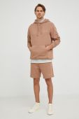 Бавовняні шорти Samsoe Samsoe чоловічі колір бежевий