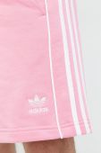 Бавовняні шорти adidas Originals чоловічі колір рожевий