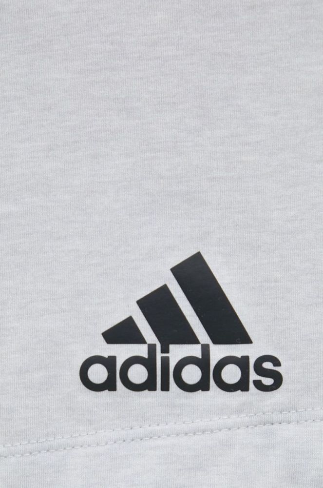Шорти для тренувань adidas Performance Train Icons чоловічі колір сірий фото 4