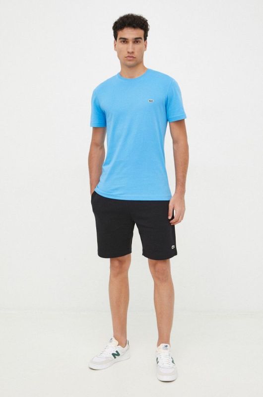 Шорти Lacoste чоловічі колір чорний фото 2