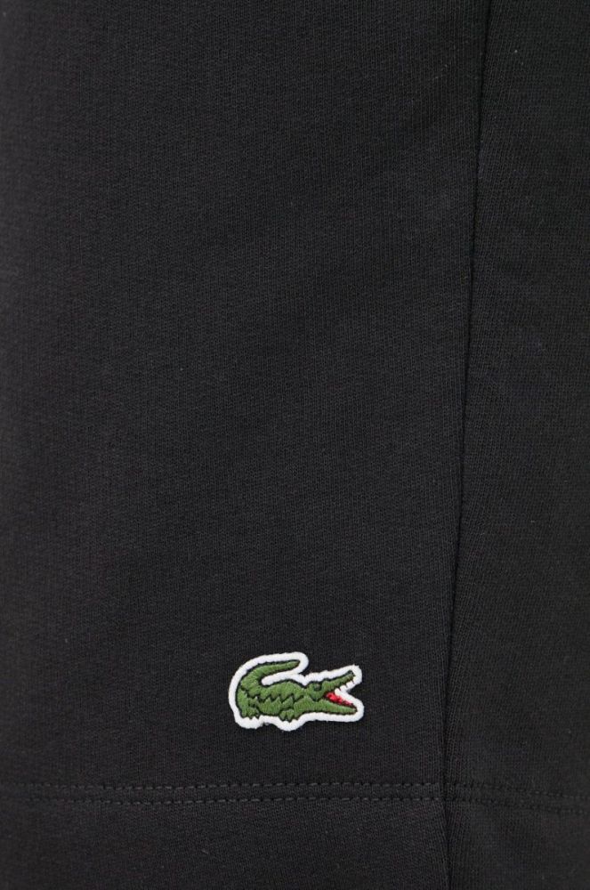 Шорти Lacoste чоловічі колір чорний фото 4