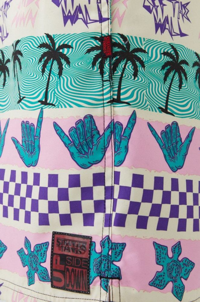 Шорти Vans X Stranger Things чоловічі колір рожевий фото 6