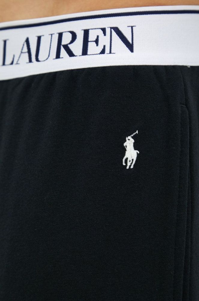 Піжамні шорти Polo Ralph Lauren чоловічі колір чорний однотонна (2601510) фото 4