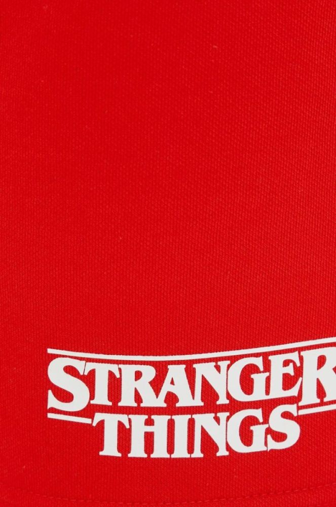 Шорти Champion Xstranger Things колір червоний з принтом фото 7