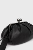 Шкіряна сумка Weekend Max Mara колір чорний (2450336)