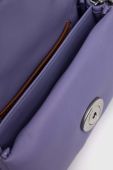 Шкіряна сумочка Coach колір фіолетовий (3017800)
