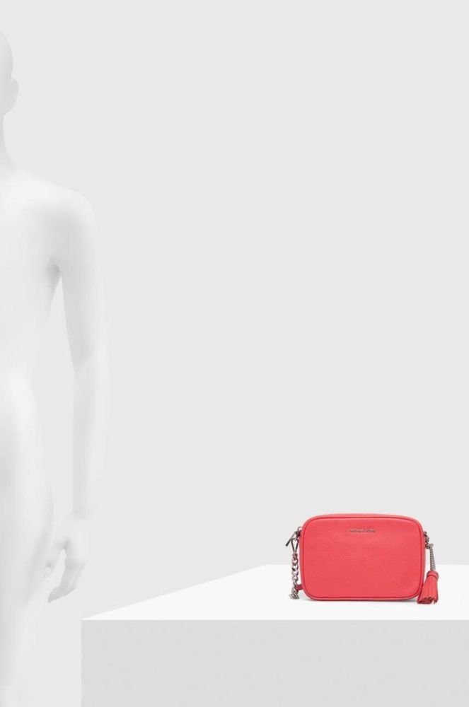 Шкіряна сумочка MICHAEL Michael Kors колір чорний (3250368) фото 6