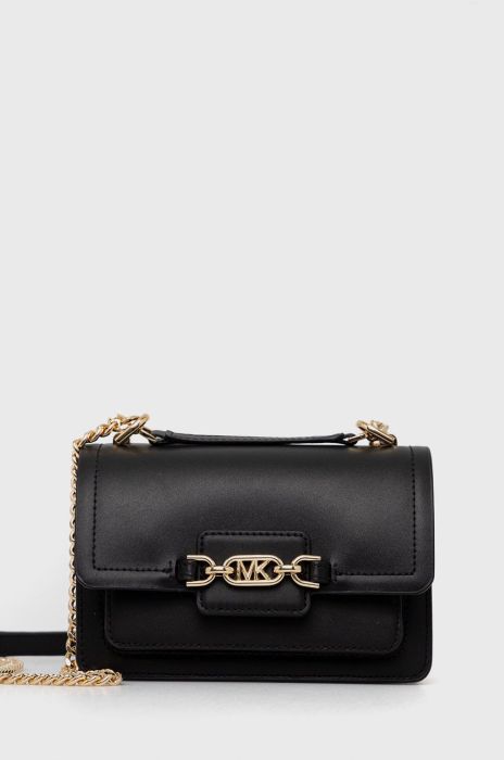 Шкіряна сумочка MICHAEL Michael Kors колір чорний (2421089)