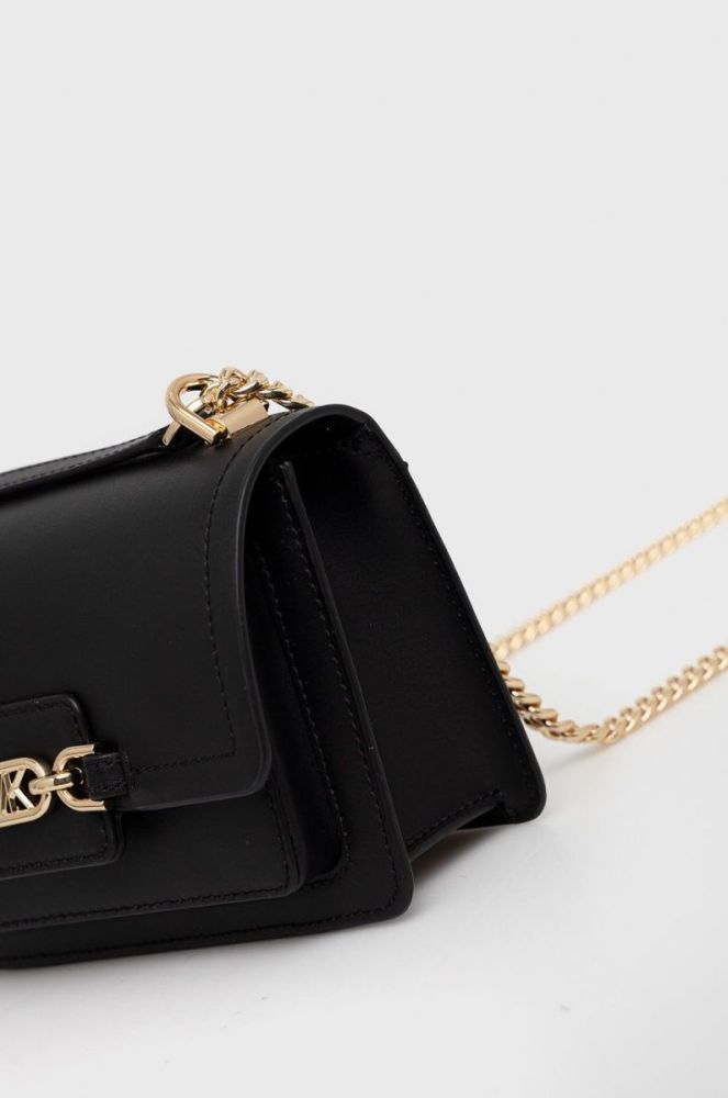 Шкіряна сумочка MICHAEL Michael Kors колір чорний (2421089) фото 3