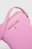 Шкіряна сумка Patrizia Pepe колір рожевий (3517493)