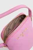 Шкіряна сумка Patrizia Pepe колір рожевий (3517493)