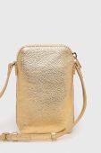Шкіряна сумка Patrizia Pepe колір золотий (3517494)