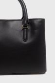 Шкіряна сумочка Lauren Ralph Lauren колір чорний (2476621)
