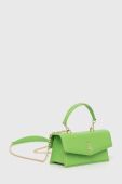Шкіряна сумочка Patrizia Pepe колір зелений (2878626)