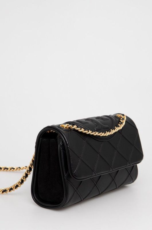 Шкіряна сумочка Tory Burch колір чорний (2712357) фото 2