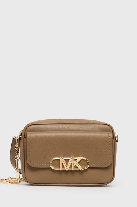Шкіряна сумочка MICHAEL Michael Kors колір коричневий (2666667)