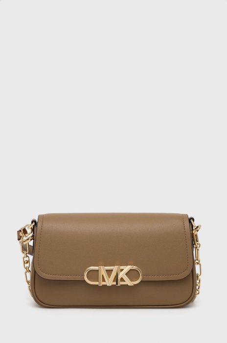 Шкіряна сумочка MICHAEL Michael Kors колір коричневий (2666671)