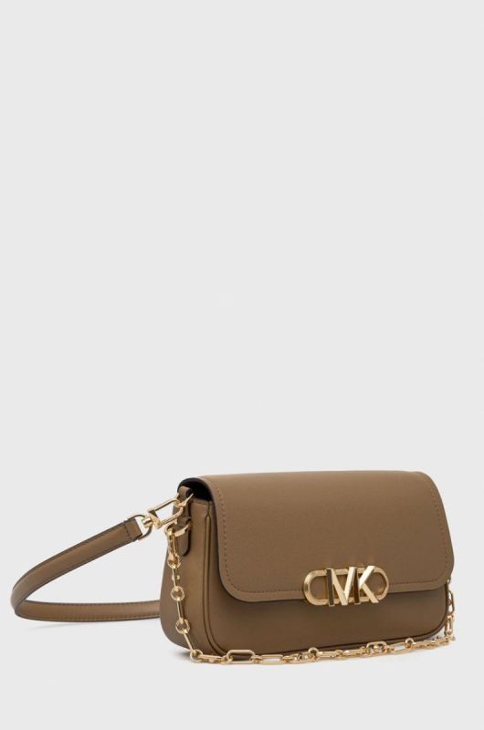 Шкіряна сумочка MICHAEL Michael Kors колір коричневий (2666671) фото 2
