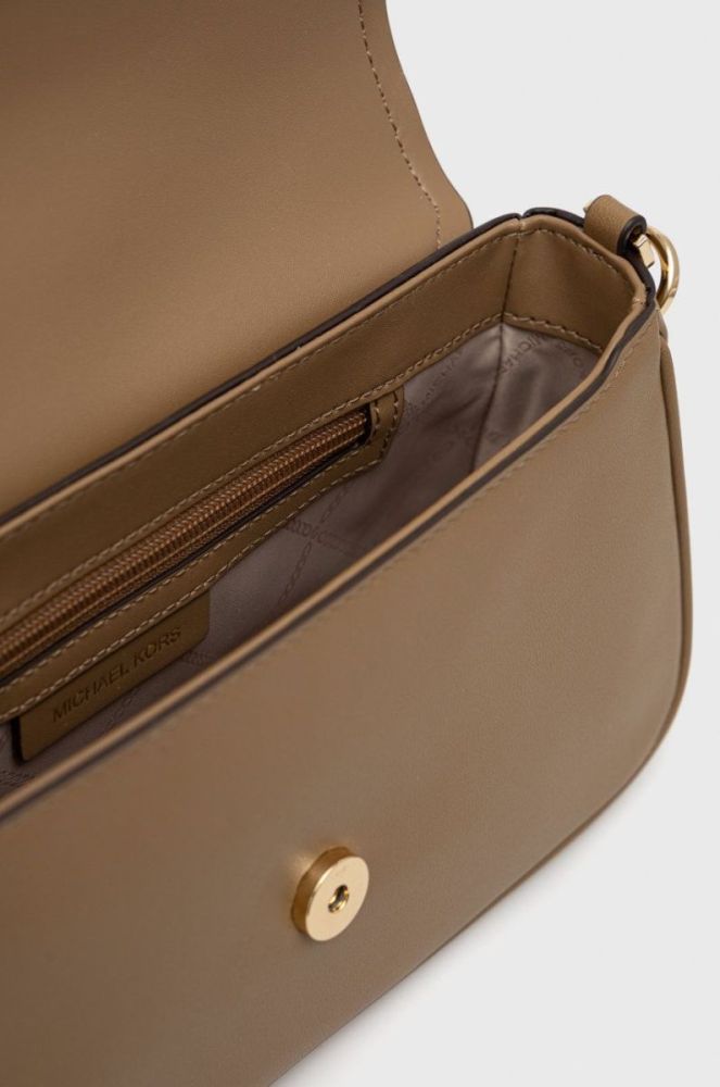 Шкіряна сумочка MICHAEL Michael Kors колір коричневий (2666671) фото 5