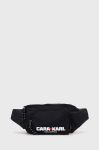 Сумка на пояс Karl Lagerfeld Karl Lagerfeld X Cara Delevingne колір чорний