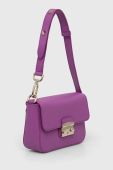 Шкіряна сумочка Furla Metropolis колір фіолетовий