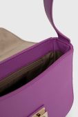 Шкіряна сумочка Furla Metropolis колір фіолетовий