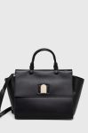 Шкіряна сумочка Furla Emma колір чорний