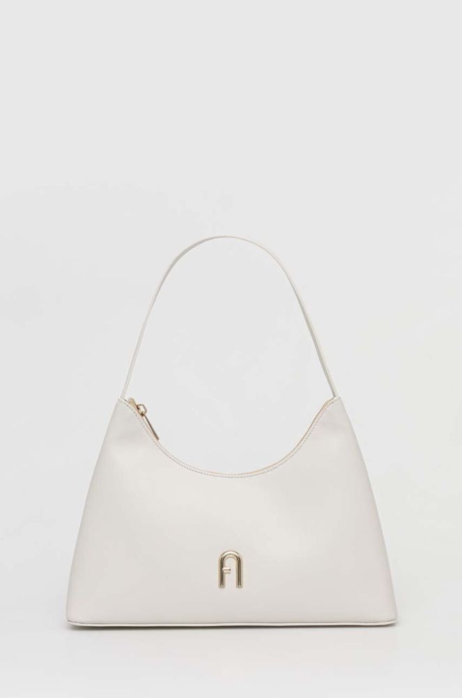 Шкіряна сумочка Furla колір білий (2897594)