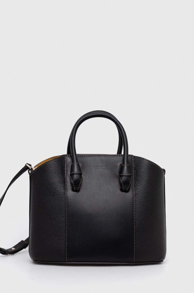 Шкіряна сумочка Furla Miastella колір чорний (2852271)