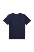 Дитяча бавовняна футболка Polo Ralph Lauren колір синій однотонний