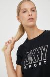 Бавовняна футболка Dkny колір чорний (2617979)