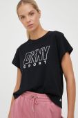 Бавовняна футболка Dkny колір чорний (2617979)